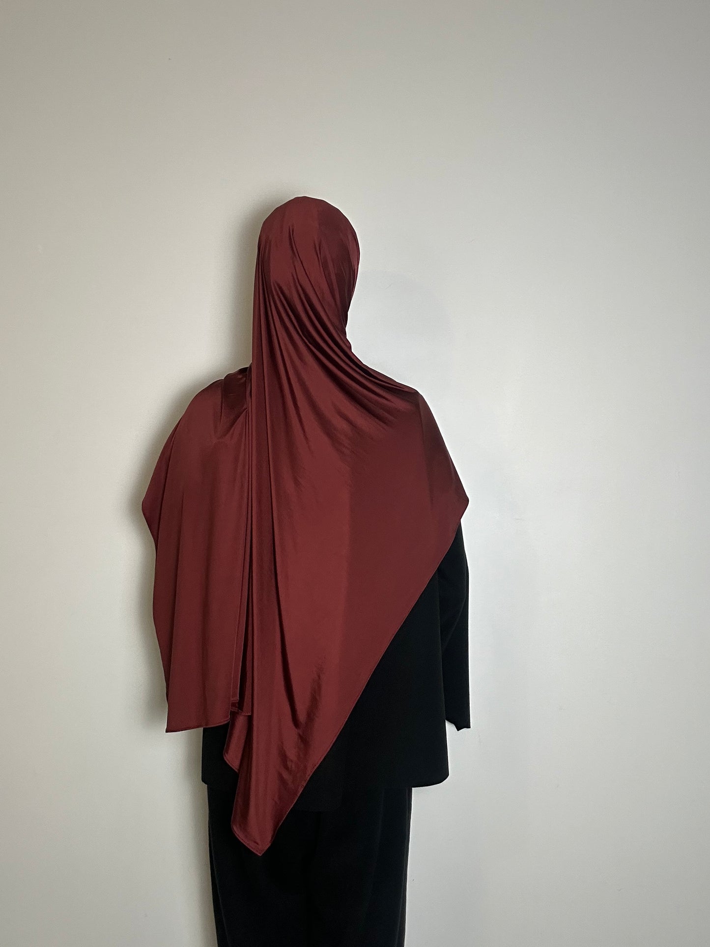 Jersey liquid rouge bordeaux