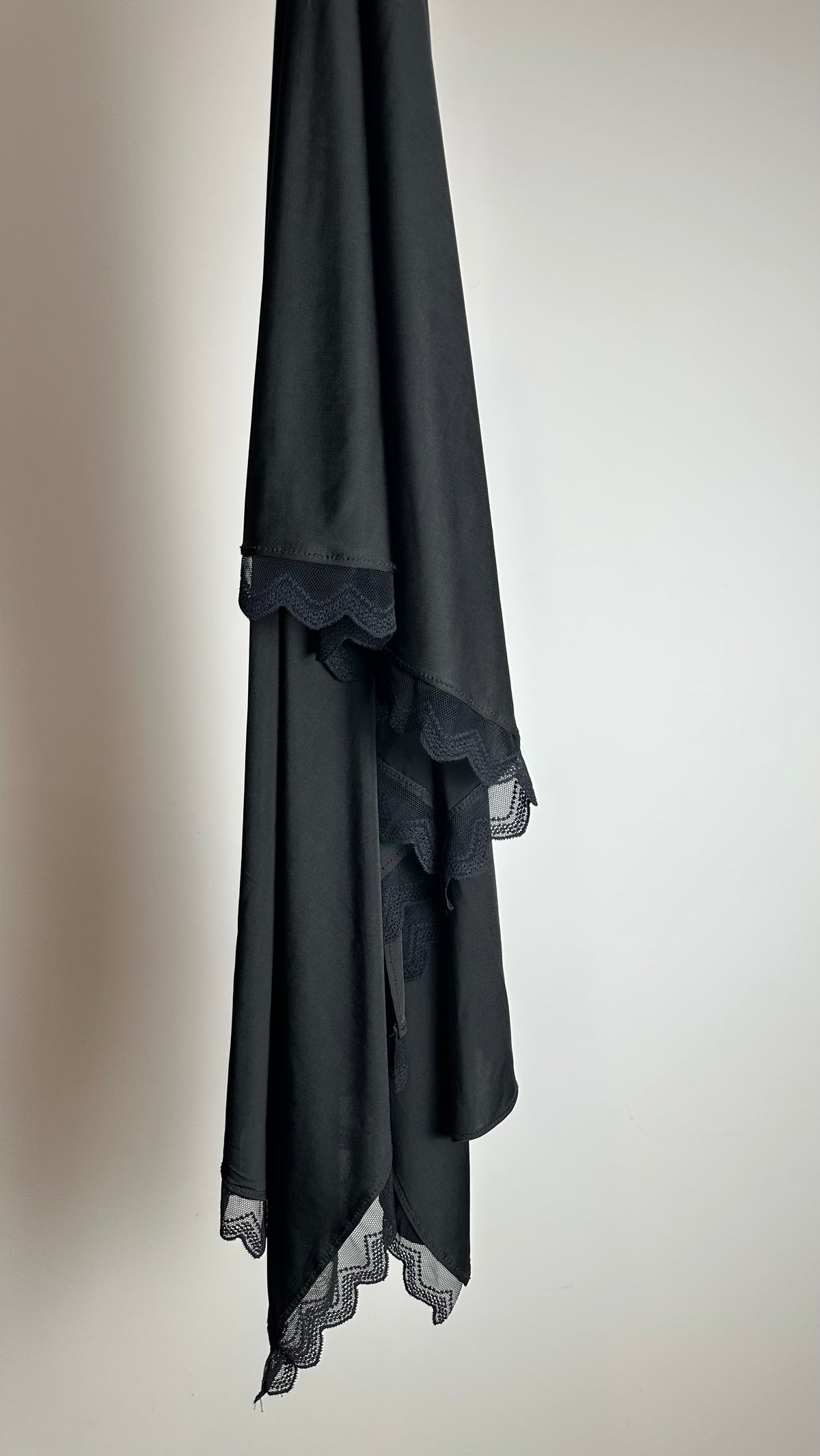 Jersey Liquid dentelle noir