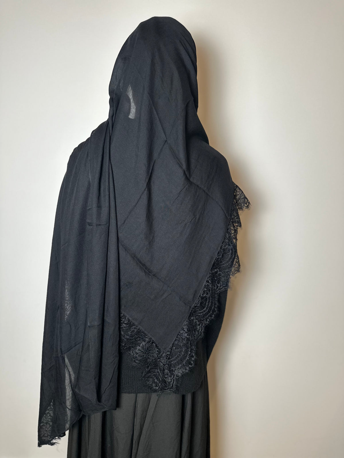 Hijab modal dentelle