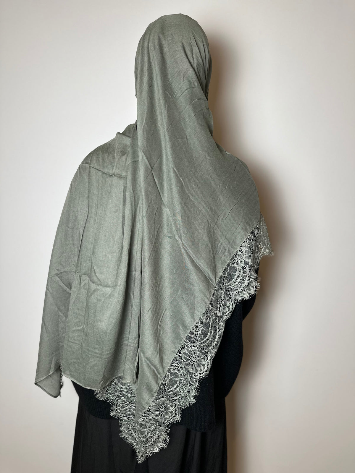 Hijab modal dentelle