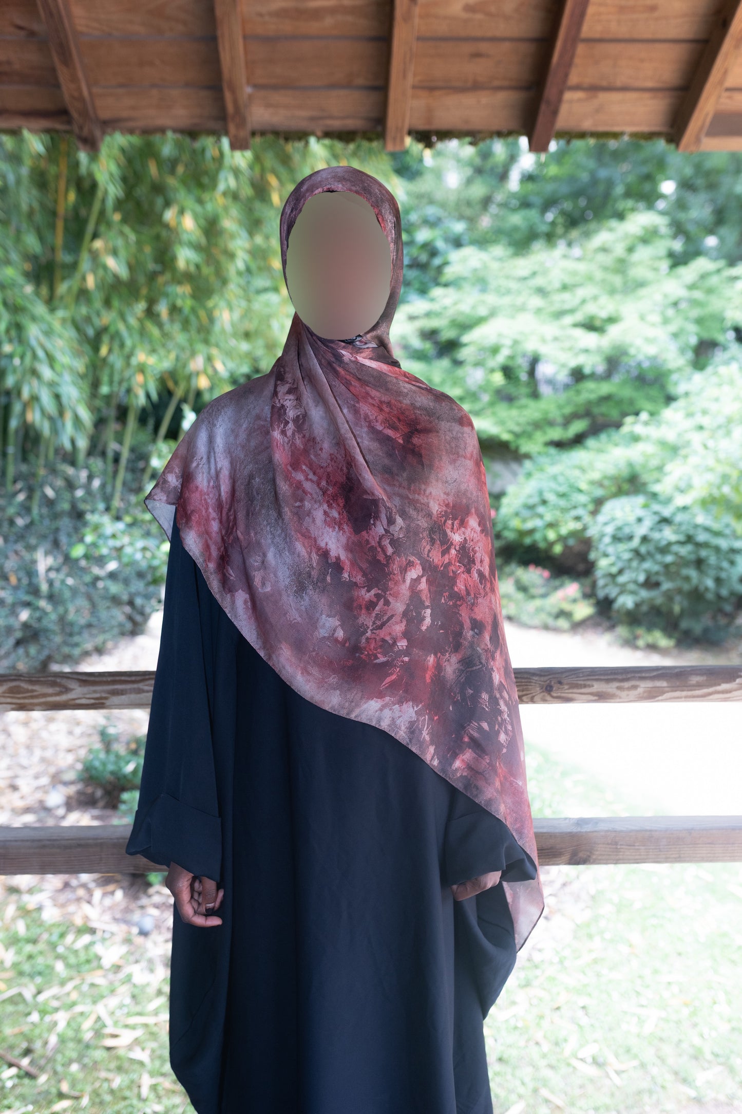 Hijab darkpink