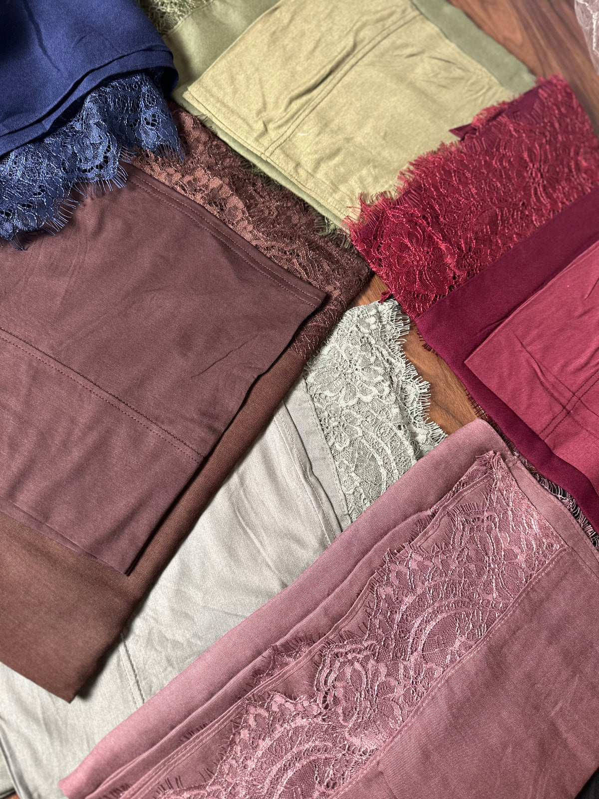 Hijab modal dentelle