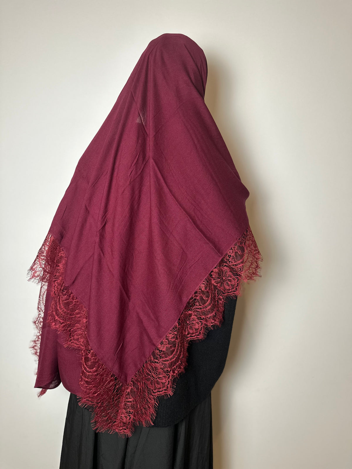 Hijab modal dentelle