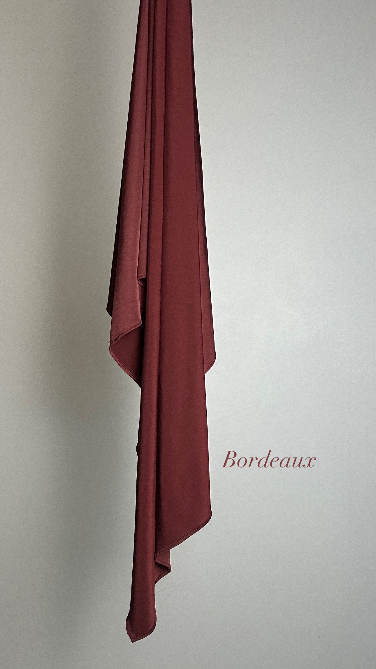 Jersey liquid rouge bordeaux