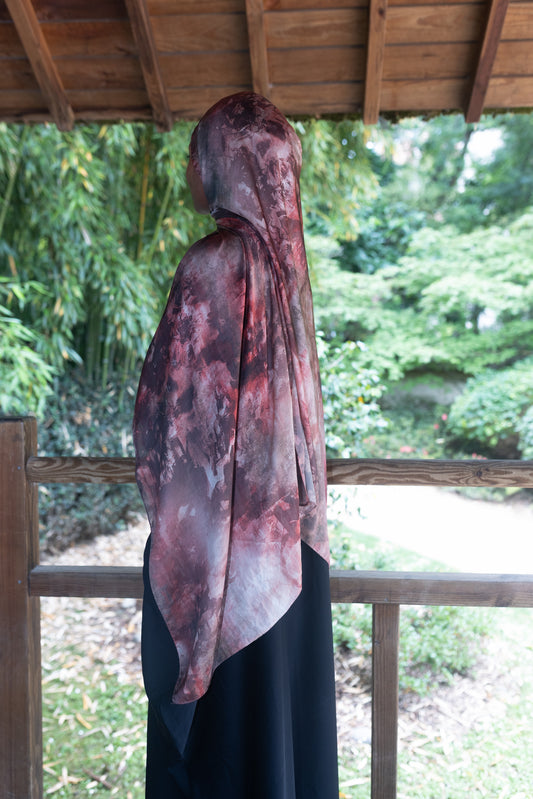 Hijab darkpink